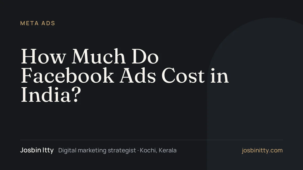 How Much Do Facebook Ads Cost in India?