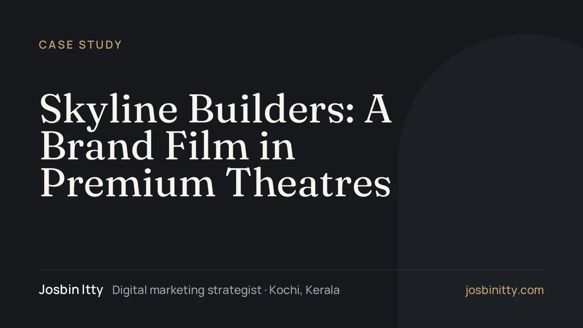 Skyline Builders: A Brand Film in Premium Theatres