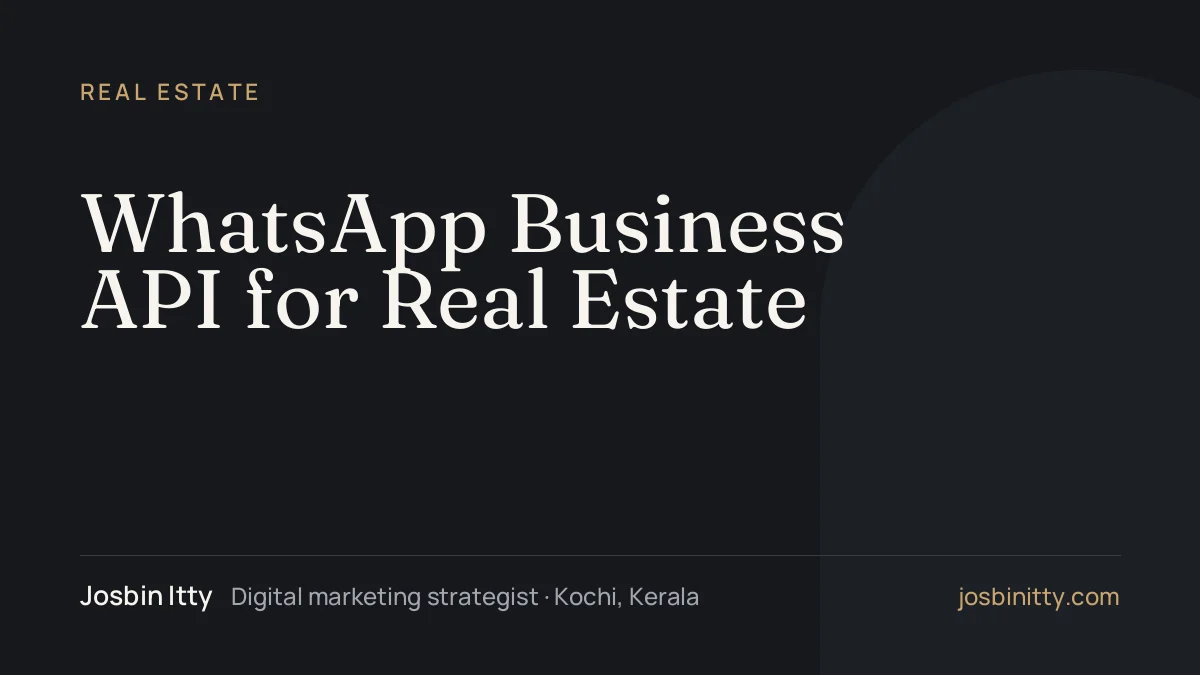 WhatsApp Business API for Real Estate